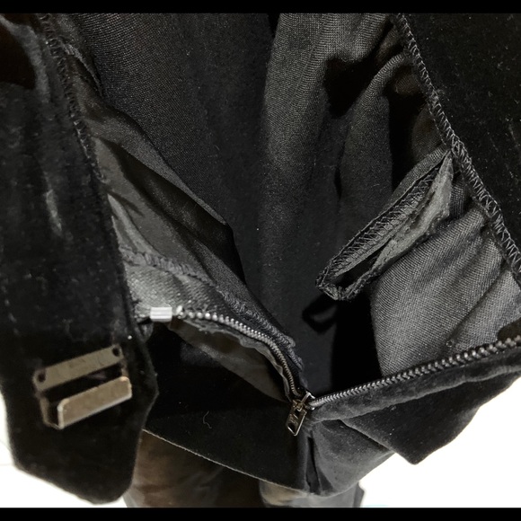 YSL✨Vintage✨soft velvet, black skirt - Picture 5 of 6